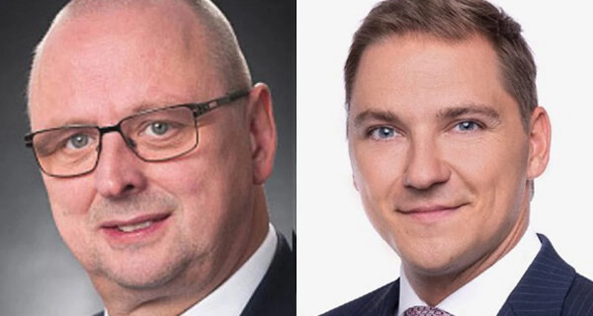 Olaf Joachim, Staatsrat für Medien Bremens und Patrick Dahlemann, Chef der Staatskanzlei in Mecklenburg-Vorpommern